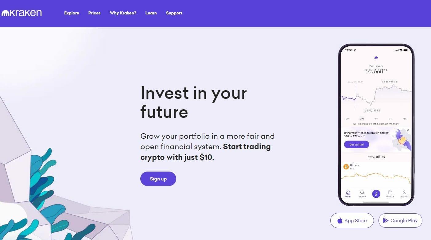 Kraken – best for low-cost trading