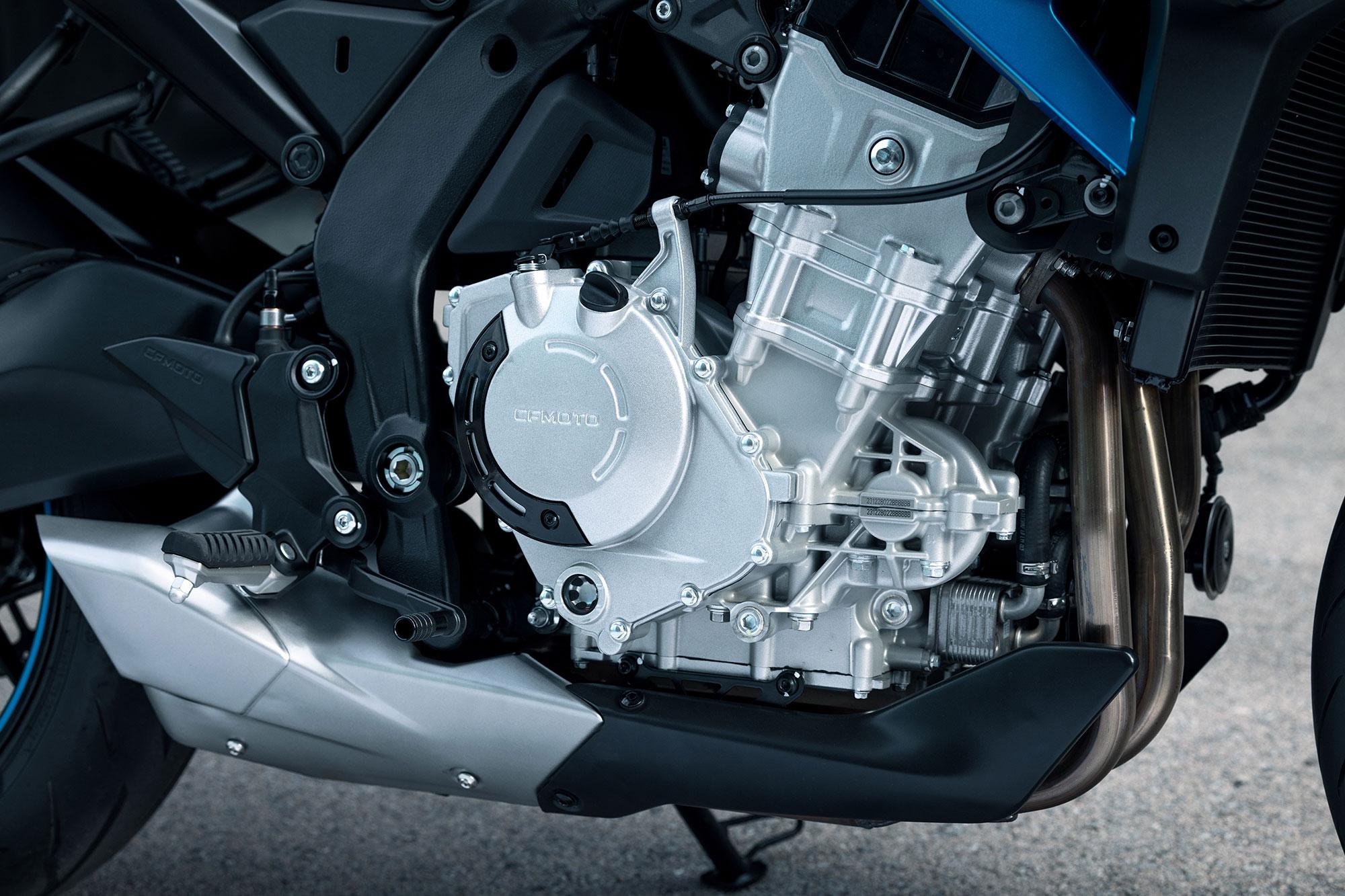 CF Moto 675NK Engine: Three-Cylinder Power