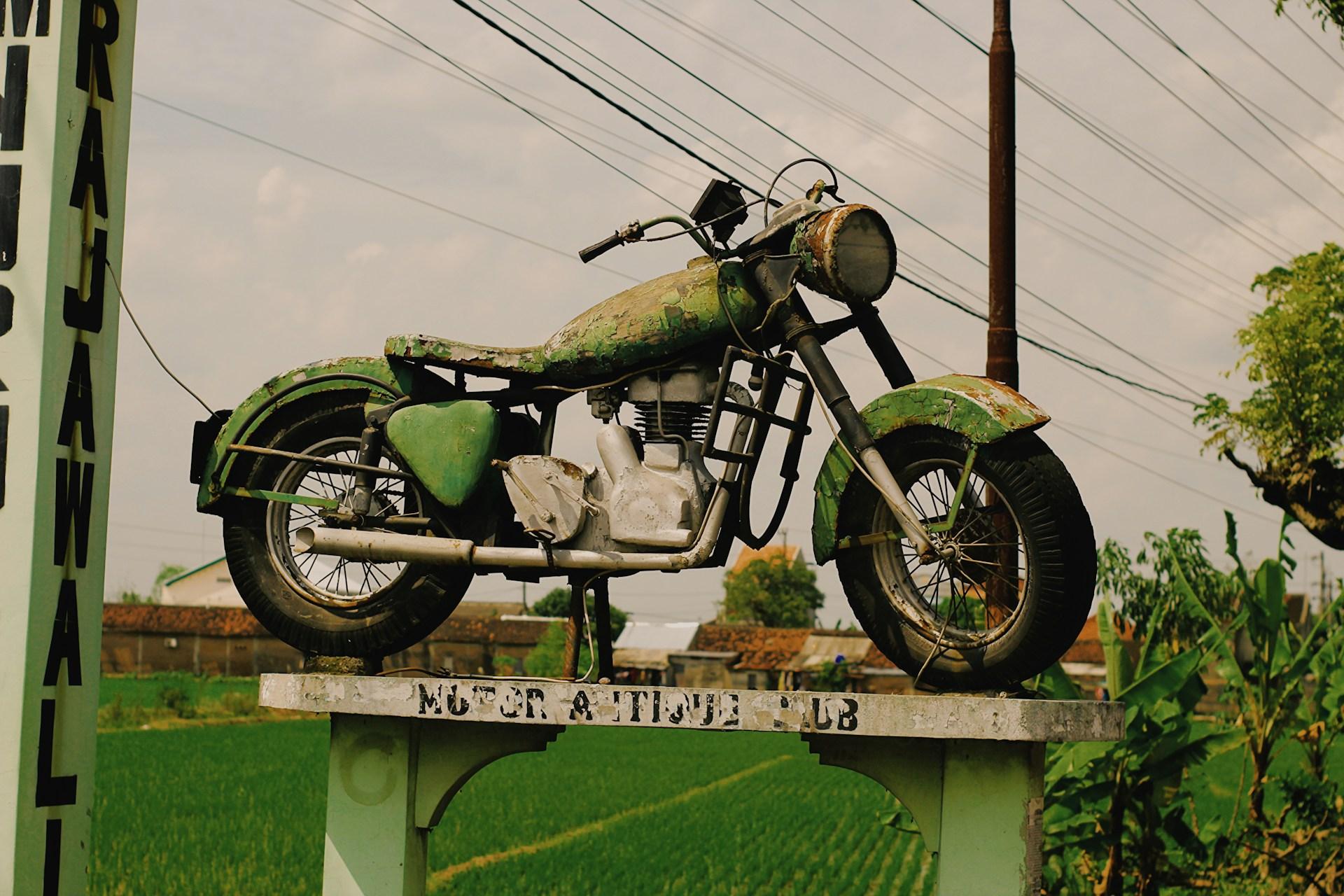 be aware of drowned or snowflake motorcycles