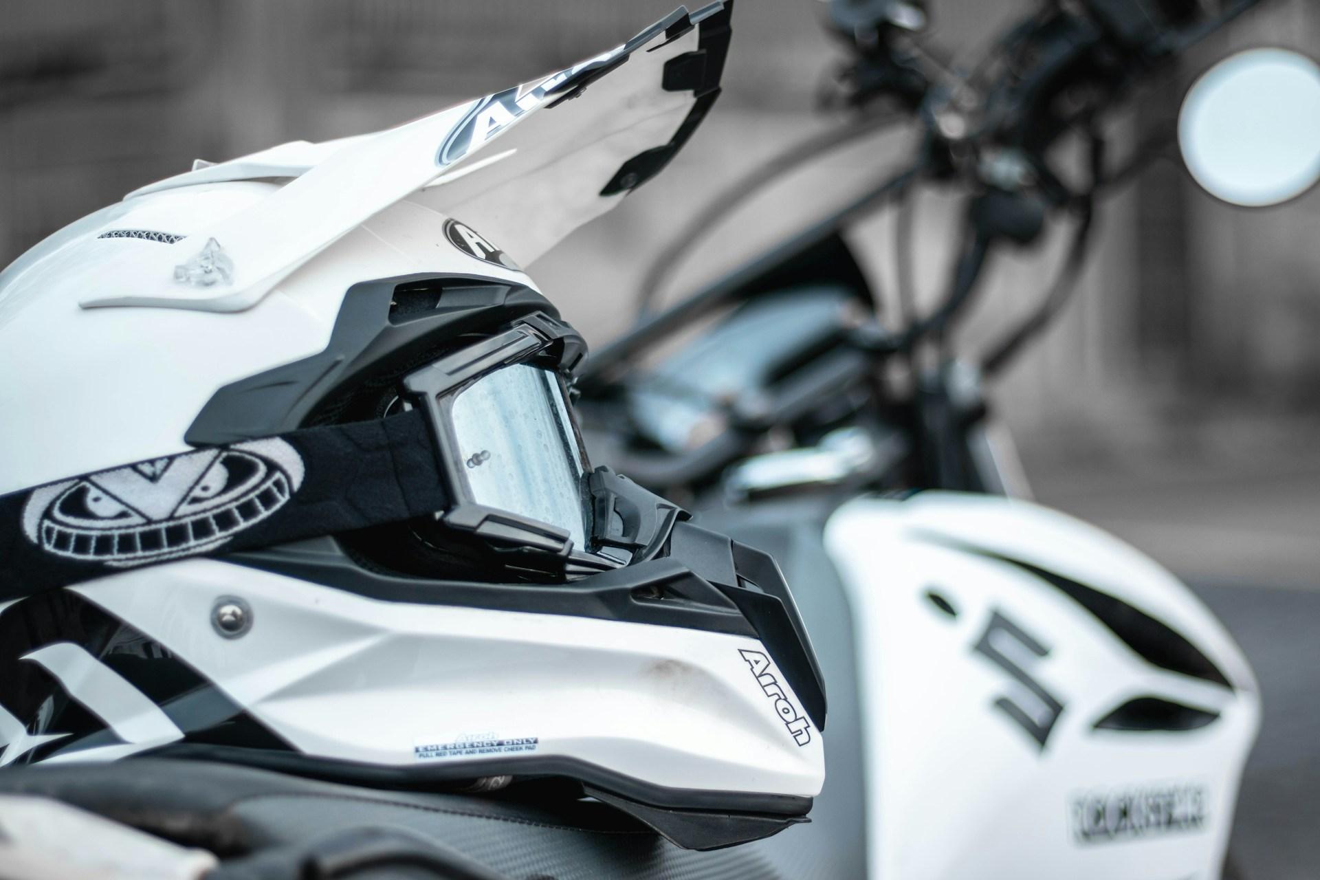 Off-road (motocross) type of helmet