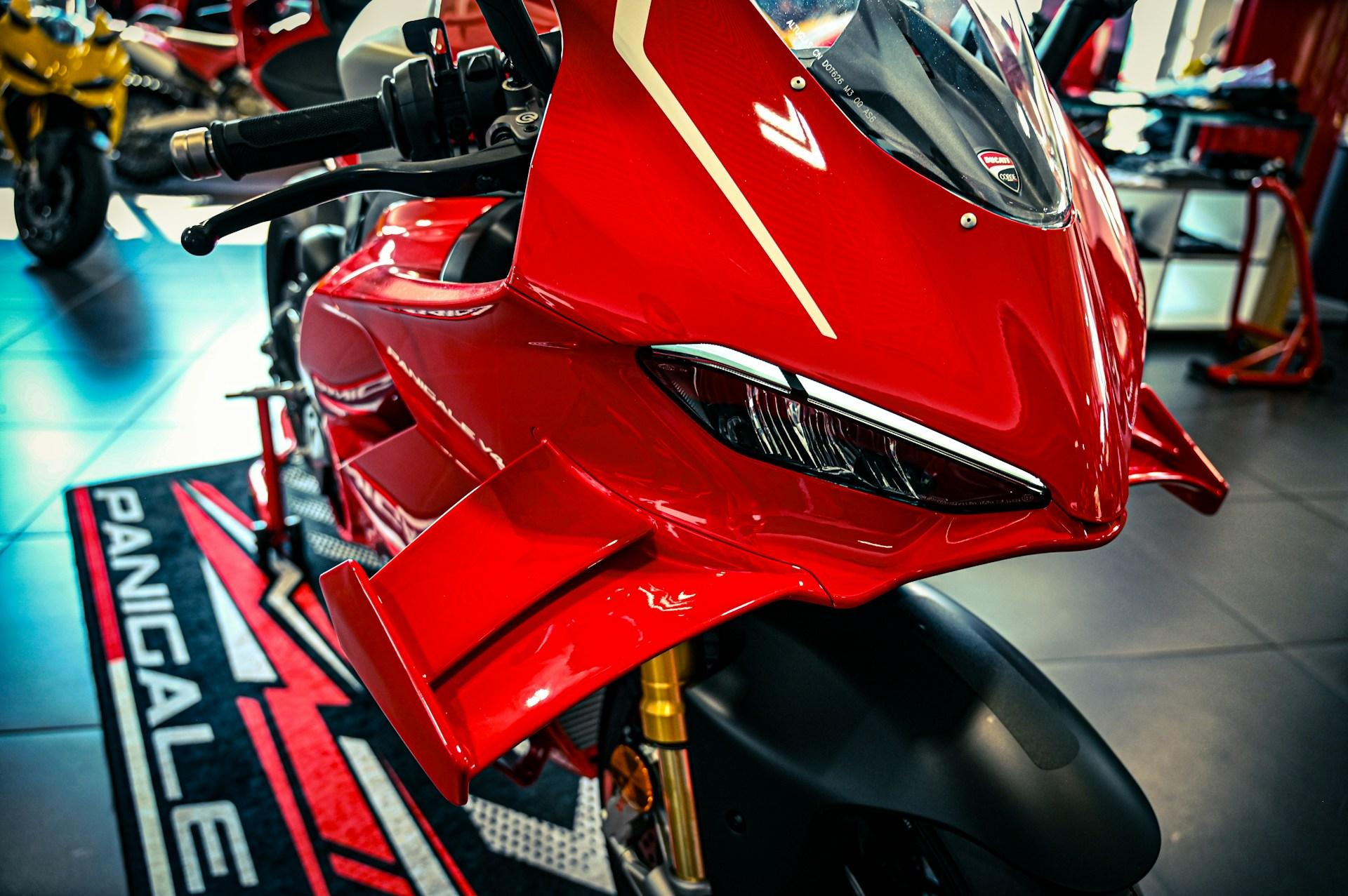On sportbikes clip-ons can often be moved farther apart