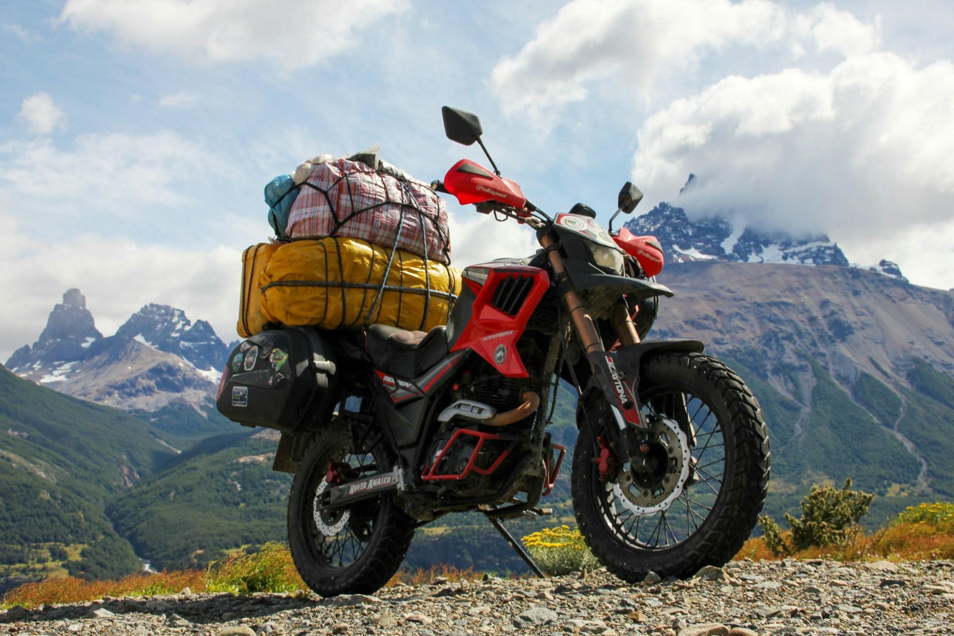 Motorcycle for travel
